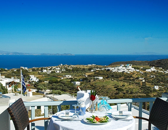 Sea view from hotel Petali in Sifnos